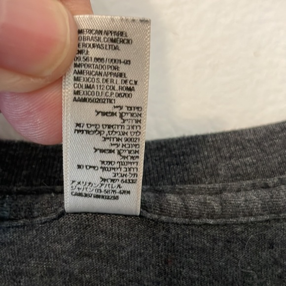 50 50 shirt American apparel Chico State Agriculture size medium gray t shirt - Picture 5 of 7